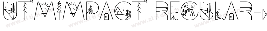 UTMImpact Regular字体转换